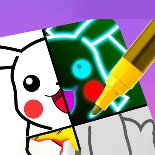 Drawing Pikachu | Play Free Online Games for mobile, tablet and desktop.