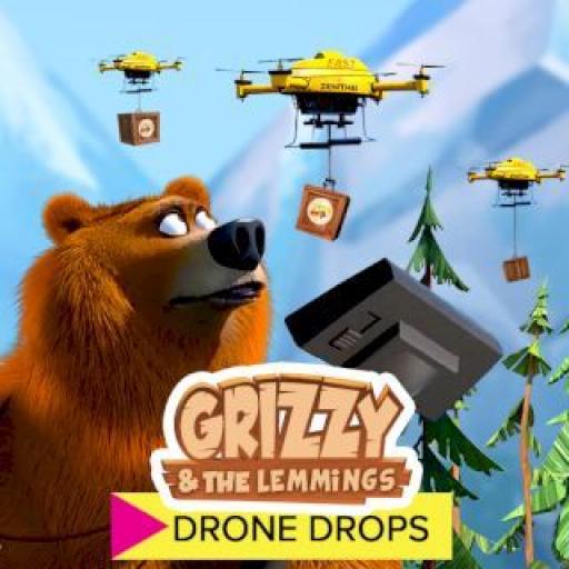 Drone Drops - Grizzy and the lemmings
