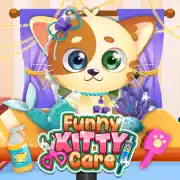 FUNNY KITTY CARE