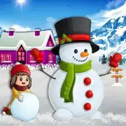 Kids and Snowman Dress Up