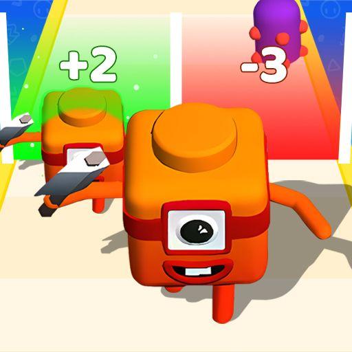 Merge Number Cube 3d Run Game