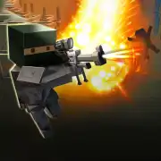 Mineblock Gun Shooting